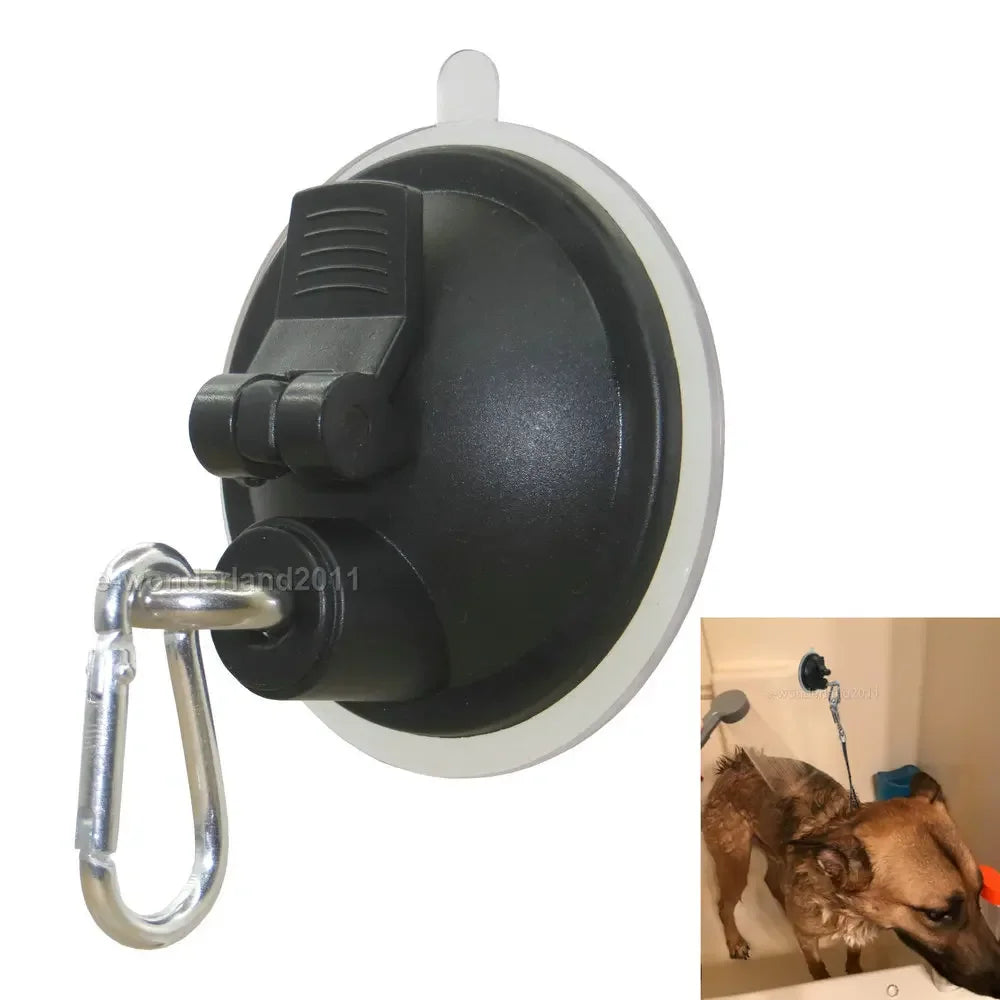 Suction Cup Hook Cleat for Pet Dog & Pet Cat Bathtub, Shower & Bathing, Grooming