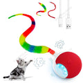 2-in-1 Interactive Cat Toy Ball – Automatic Moving Electric Cat Toy for Indoor Cats | Fun Self-Play Exercise Toy