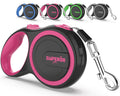 16 Ft Retractable Dog Leash Large Dogs - up to 110Lbs, Large Dog Leash Heavy Duty Dog Leash Retractable 16 Ft - Pink 