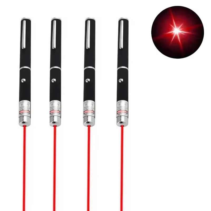 Red Laser Pointer Pen – Single Point Presentation Flashlight & Interactive Light Guide Pen