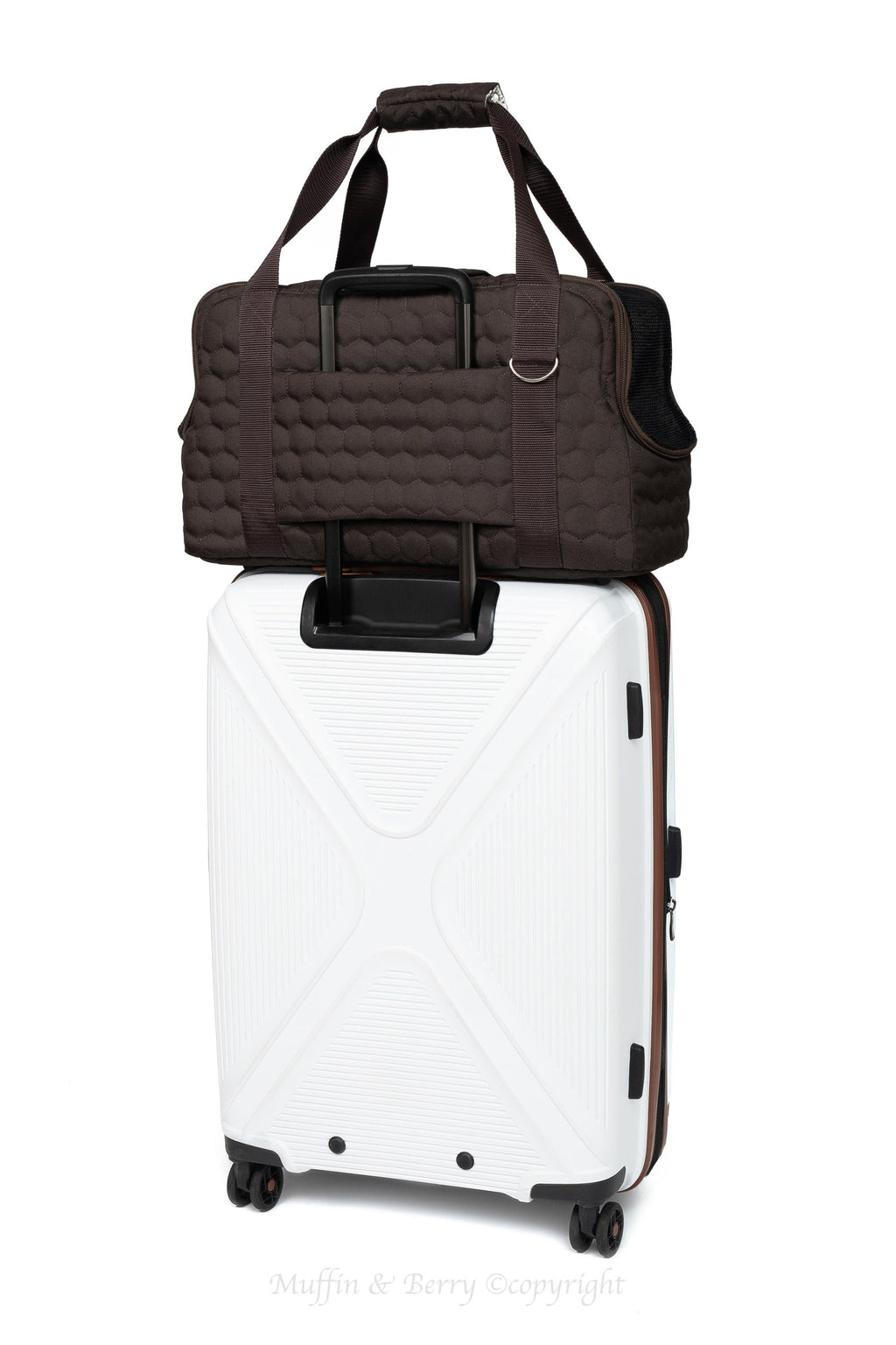 NEW Dog or Cat Carrier for Traveling HAZEL (Dark Brown)