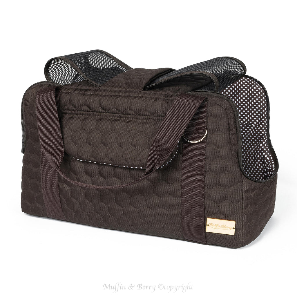 NEW Dog or Cat Carrier for Traveling HAZEL (Dark Brown)
