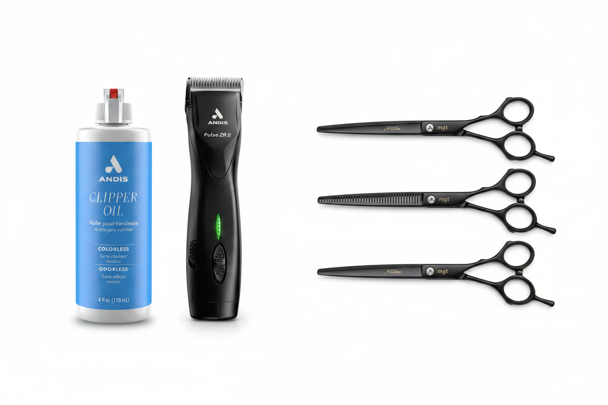 Professional Groomer Bundle - Three Shears Flipped