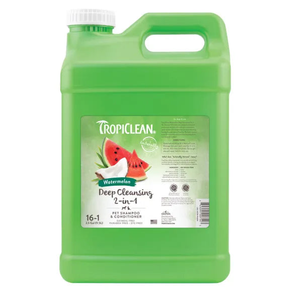 TropiClean Watermelon 2 in 1 Dog Grooming Shampoo and Conditioner