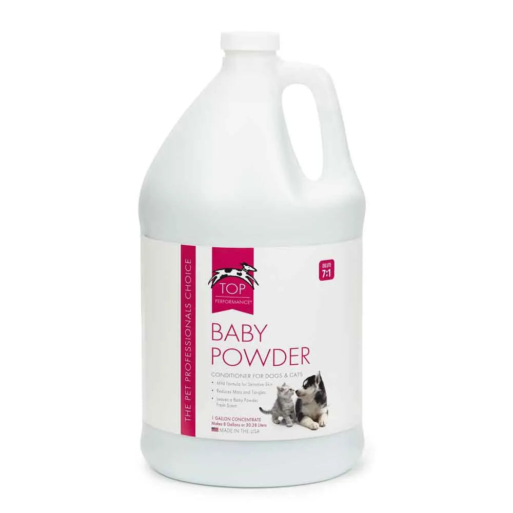 Top Performance Baby Powder Dog Grooming Conditioner 1 Gallon